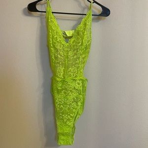 NWT Savage X Fenty floral lace teddy